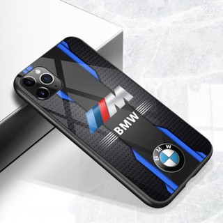 เคสโทรศัพท์มือถือแบบแก้ว ลายรถสปอร์ต BMW หรูหรา สําหรับ iPhone 11 Case 14 Pro Max 13 12 Mini X XS XR 6 7 8 Plus