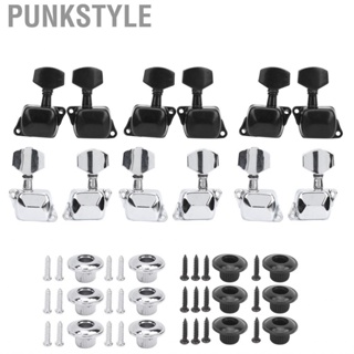 Punkstyle String Tuning Pegs  Guitar Keys Metal Structure Easy To Install Glossy for Instrument Lovers