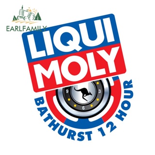 Earlfamily สติกเกอร์ไวนิล ลาย Liqui Moly ขนาด 13 ซม. x 11.4 ซม. สําหรับติดตกแต่งรถยนต์ รถจักรยานยนต์