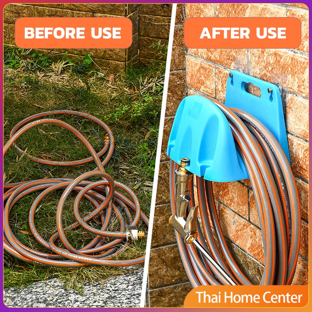 Thaihome ที่แขวนสายยาง pvc ที่เก็บสายยางรดน้ำ แบบติดผนัง รูปที่ 5