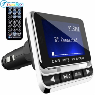 เครื่องเล่น Mp3 บลูทูธ Fm Transmitter พร้อมที่ชาร์จ Usb รีโมตคอนโทรล สําหรับรถยนต์