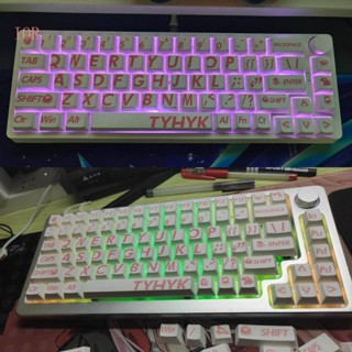 Ior ปุ่มกดคีย์บอร์ด 132 คีย์ PBT ลายเชอร์รี่ สีย้อม สําหรับคีย์บอร์ด Mechanical