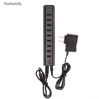 [TheVatifly] อะแดปเตอร์ฮับชาร์จ Usb 10 พอร์ต สําหรับ Pc Laptop [Preferred]