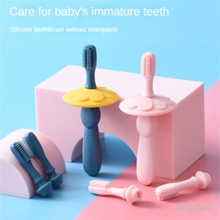 ღ Kids Soft Silicone Training Toothbrush Children Dental Oral Care Tooth Brush Tool For 1-5 Years Old Children Baby Kid Tooth Brush Infant Item