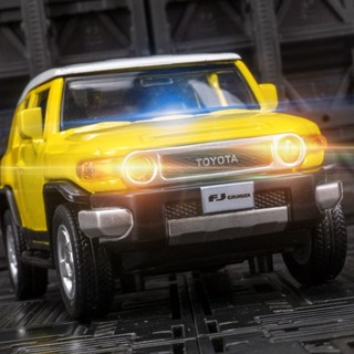 โมเดลรถยนต์ 1:32 Toyota FJ Cruiser อัลลอย ของเล่นสําหรับเด็กผู้ชาย ของขวัญวันเกิด