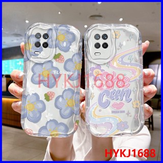 เคส Oppo A54 tpu เคสนิ่ม สีใส ลายครีม เคสโทรศัพท์ NYW