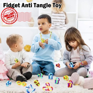 ใหม่ ของเล่น Fidget String ช่วยบรรเทาความเครียด O3B7