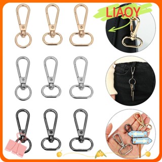 Liaoy 1 ชิ้น สายคล้องกระเป๋า หัวเข็มขัด ทําเครื่องประดับ DIY พวงกุญแจ แยกแหวน ปก คาราบิเนอร์ สแน็ป