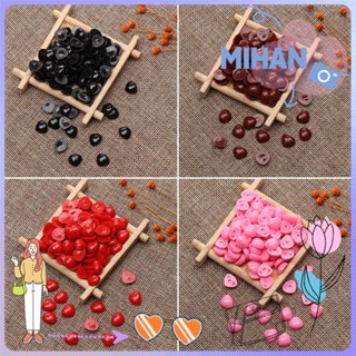 Mihan อะไหล่จมูกสามเหลี่ยมพลาสติก DIY สําหรับตกแต่งตุ๊กตาหมี 100ชิ้น