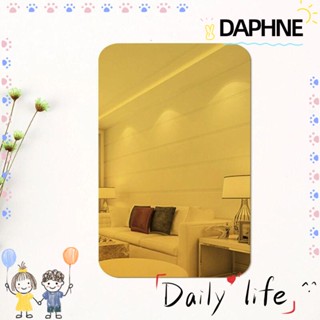 Daphne สติ๊กเกอร์กระจกอะคริลิคทรงสี่เหลี่ยมผืนผ้ามีกาวในตัวสําหรับติดตกแต่งผนังห้องน้ําห้องนั่งเล่นหลากสี