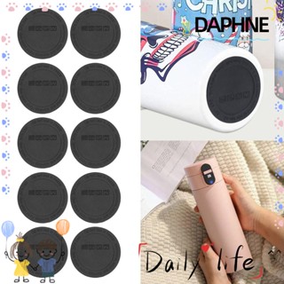 DAPHNE แผ่นซิลิโคน ทรงกลม สําหรับวางแก้วน้ํา DIY จํานวน 10 ชิ้น