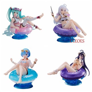 Cleoes ตุ๊กตาฟิกเกอร์ PVC รูปการ์ตูนอนิเมะ Hatsune Miku สําหรับเด็กผู้หญิง