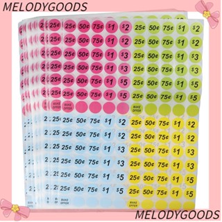 MELODG สติกเกอร์ราคาโรงรถ 20 แผ่น