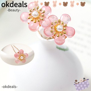 Okdeals กิ๊บติดผม ลายตัวอักษร สไตล์วินเทจ