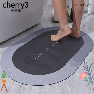 Cherry3 พรมปูพื้น แบบนิ่ม ดูดซับน้ําได้ดี สําหรับห้องน้ํา ห้องนอน