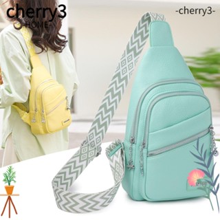 Cherry3 กระเป๋าสะพายไหล่ หนัง Pu ขนาดใหญ่ จุของได้เยอะ พร้อมสายสะพาย ปรับระดับได้ แฟชั่นสําหรับสตรี