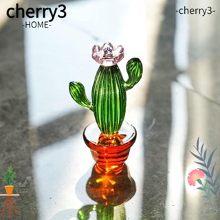 Cherry3 กระบองเพชรคริสตัล 4.3 นิ้ว สําหรับตกแต่งบ้าน