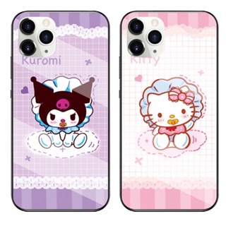 เคสโทรศัพท์มือถือแบบแก้วแข็ง ลาย Hello Kitty Melody Pachacco Cinnamoroll น่ารัก สําหรับ Realme GT NEO 2 3 8 9 4G 5G 7 Pro 7i