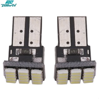 Rctown หลอดไฟ Led T10-1206-12smd สําหรับติดป้ายทะเบียนรถยนต์ 1 คู่