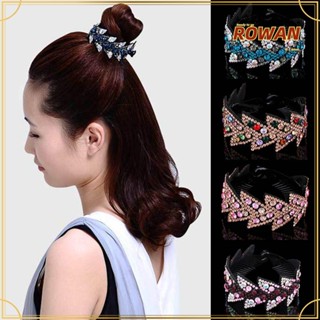 ROW Hair Accessories Headwear Hairpin Bun Maker Expanding Crystal Hair Claw