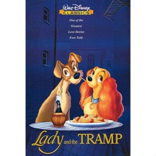 DVD ดีวีดี Lady and the Tramp ทรามวัยกับไอ้ด่าง รวมภาค DVD Master เสียงไทย (เสียง ไทย/อังกฤษ | ซับ ไทย/อังกฤษ) DVD ดีวีด