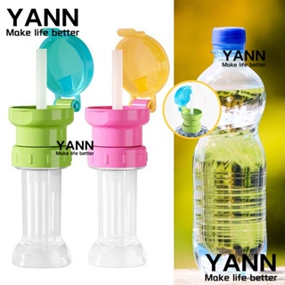 YANN1 Water Bottle Cap Water Bottle Conversion Head Anti Choking With Storage Box With Straw Feeding for Kid Spill-Proof Drinking Tube