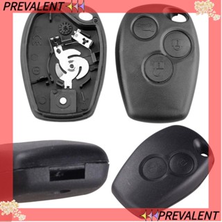 Preva เคสกุญแจรีโมตรถยนต์ ทนทาน แบบเปลี่ยน สําหรับ Kangoo Clio Flip 2 3 ปุ่ม Renault