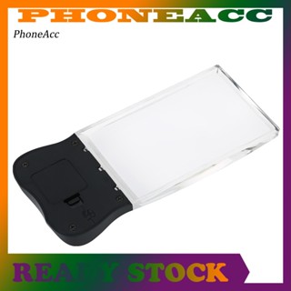 Phoneacc แว่นขยาย ทรงสี่เหลี่ยม มีไฟ LED 2 เท่า สําหรับอ่านหนังสือ