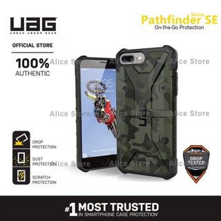 Uag Pathfinder SE Camo Series เคสโทรศัพท์ สําหรับ iPhone 7 Plus / iPhone 8 Plus พร้อมฝาครอบป้องกัน - สีเขียวทหาร