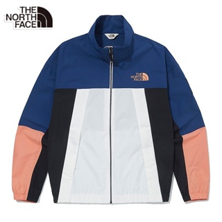 【พร้อมส่ง】เสื้อแจ็กเก็ต ปักลายโลโก้ The North Face ของแท้ 100% กันลม สองสี สําหรับผู้หญิง