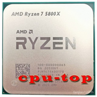 หน่วยประมวลผล CPU amd-amd Ryzen 7 5800 X R7 5800X3.8 GHz แกนภายใน 16 hilos 7NM L3 = 32M 100-000000063 ซ็อกเก็ต AM4