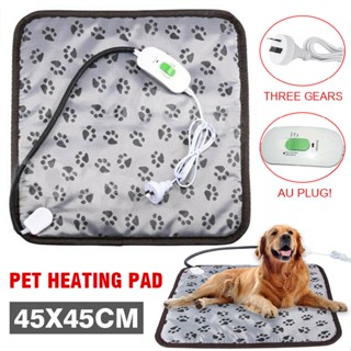 Pet Electric Heating Mat Blanket Heated Pad Dog Cat Bunny Warm Comfortable Bed