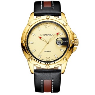 Tiannbu Brand Watch [พร้อมส่ง] 1001 นาฬิกาข้อมือลําลอง เรืองแสง กันน้ํา สําหรับผู้ชาย