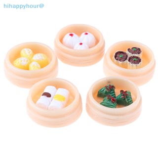 Hihappyhour โมเดลอาหารจีนจิ๋ว 1:12 สําหรับตกแต่งบ้านตุ๊กตา 5 ชิ้น ต่อชุด