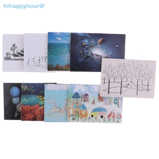 Hihappyhour ภาพจิตรกรรมฝาผนังเรซิ่น ขนาดมินิ สําหรับตกแต่งบ้านตุ๊กตา 1/12