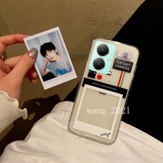 พร้อมส่ง ใหม่ เคสโทรศัพท์มือถือแบบนิ่ม ใส กันกระแทก ลายกรอบรูป สําหรับ VIVO Y27 VIVO Y27 Y36 Y78 5G 2023 Y27 4G