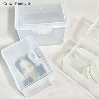 [CrownFamily] กล่องเก็บโฟโต้การ์ด สติกเกอร์ใส สไตล์เกาหลี [TH]