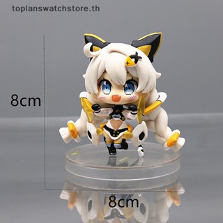 Toplan โมเดลฟิกเกอร์ PVC รูปปั้นอนิเมะ Honkai Impact 3rd Kiana Kaslana Nekoneko ขนาด 8 ซม. ของเล่น ของขวัญ สําหรับสะสม ตกแต่ง TH