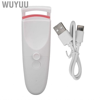 Wuyuu Heated Eyelash Curler 30S Quick Heating USB Rechargeable Electric