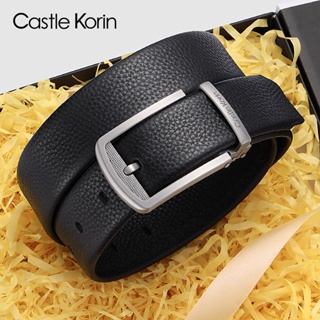 Castle Korin เข็มขัดหนังวัวแท้ สไตล์วินเทจ สําหรับผู้ชาย ck01027-TCLZWZD