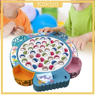 [Kokiya] บอร์ดเกมตกปลา หมุนได้ สําหรับเด็กวัยหัดเดิน
