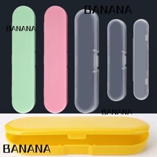 Banana1 กล่องพลาสติกใส กันฝุ่น คุณภาพสูง 10 รูปแบบ แบบพกพา สําหรับเก็บอะไหล่ตกแต่งเล็บ 4 ชิ้น