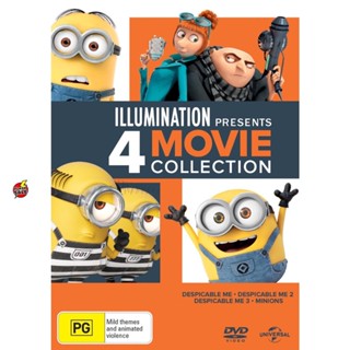 DVD ดีวีดี Despicable Me มิสเตอร์แสบ ร้ายเกินพิกัด ภาค 1-3 DVD Master เสียงไทย (เสียง ไทย/อังกฤษ | ซับ ไทย/อังกฤษ) DVD ด