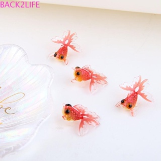 Back2life จี้ปลาทองนําโชคดีสไตล์จีน Diy จี้ปลาทองหยดต่างหูเครื่องประดับค้นพบ