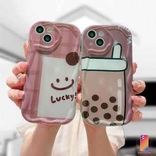 เคสโทรศัพท์มือถือนิ่ม ขอบโค้ง ลายการ์ตูนชานม หน้ายิ้มน่ารัก 3D สําหรับ Redmi Note 8 10S 9S 11 11S 12 12S 9 10 PRO MAX Redmi 10 9 10X 10C 12 12C 11A A1 A2 A1+ A2+ 9A 9AT 9i 9C NFC 9T 9 Power POCO C50 C55 M2 M3 X3 2 PRO NFC