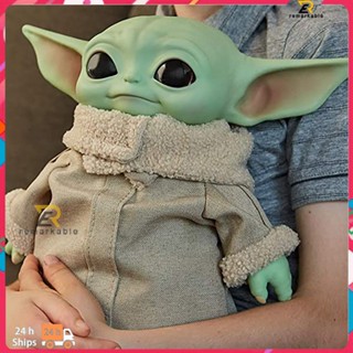 พร้อมส่ง Star Wars Manloga Baby Yuda Hand Doll The Child Plush Toy 28cm Yoda Baby Doll