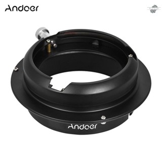 {fly} Andoer แหวนอะแดปเตอร์แปลง เมาท์โบเวนส์ สําหรับเมาท์ซอฟท์บ็อกซ์ถ่ายภาพสตูดิโอ Elinchrom