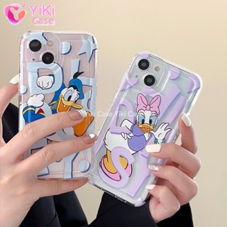 Yiki|เคสโทรศัพท์มือถือ TPU นิ่ม ลายการ์ตูนดิสนีย์ โดนัลด์ดั๊ก เดซี่ สําหรับ Huawei Honor 80GT 80SE 80 Pro 80 70 Pro 70 60SE 60 Pro 60 20 9X Pro Y9S