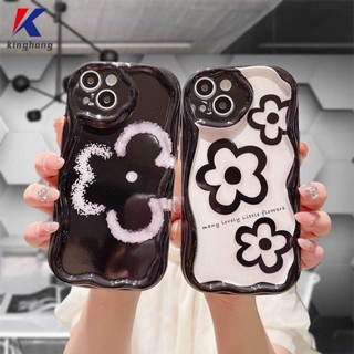 เคสโทรศัพท์มือถือ Tpu นิ่ม ปิดด้านหลัง ลายดอกไม้ 3D ขอบโค้ง เรียบง่าย แฟชั่น สําหรับ Infinix Hot 8 9 20 12 30 10 11 Play 8 Lite 9 PRO 11 Plus 10 Lite 20i 30i Note 12 PRO 12 Turbo G96 Smart 5 7 4 6 Plus 5PRO