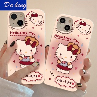 เคสป้องกันโทรศัพท์มือถือ แบบนิ่ม ลายแมว KT กันกระแทก สําหรับ Apple Iphone 14promax 13 12 11 7 8plus KZ6R